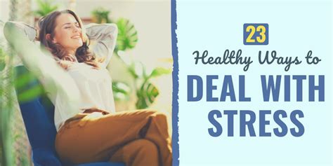 Dealing With Stress 19 PROVEN Ways To Relieve Stress