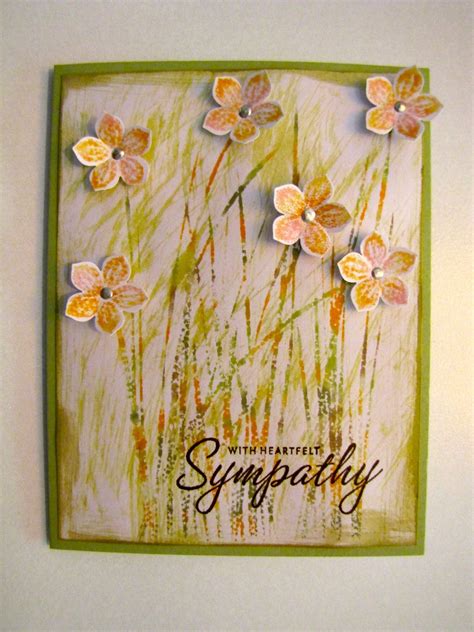 Learn how to create simple & pretty cards. Sympathy card--Stampin Up Inspired by Nature using baby ...