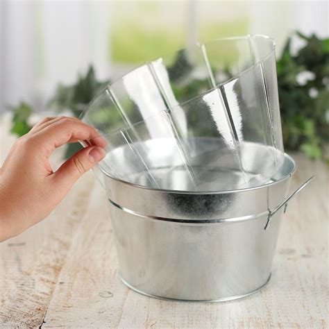 Galvanized Metal Bucket Planter Baskets Buckets And Boxes Home Decor