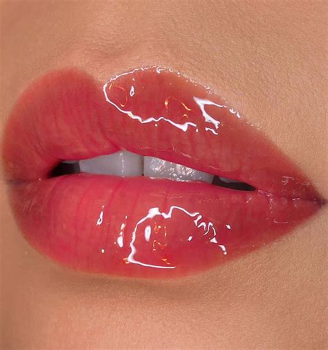 Perfect Lip Makeup Ideas Translucent Red Lip Gloss