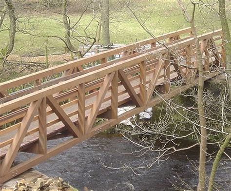 Truss Girder Timber Bridges Sarum Hardwood Structures Esi External