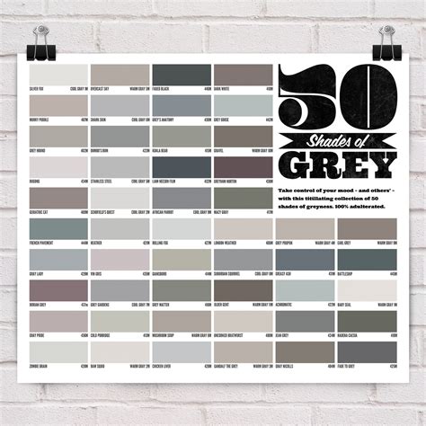 Https://tommynaija.com/paint Color/50 Shades Of Gray Paint Color