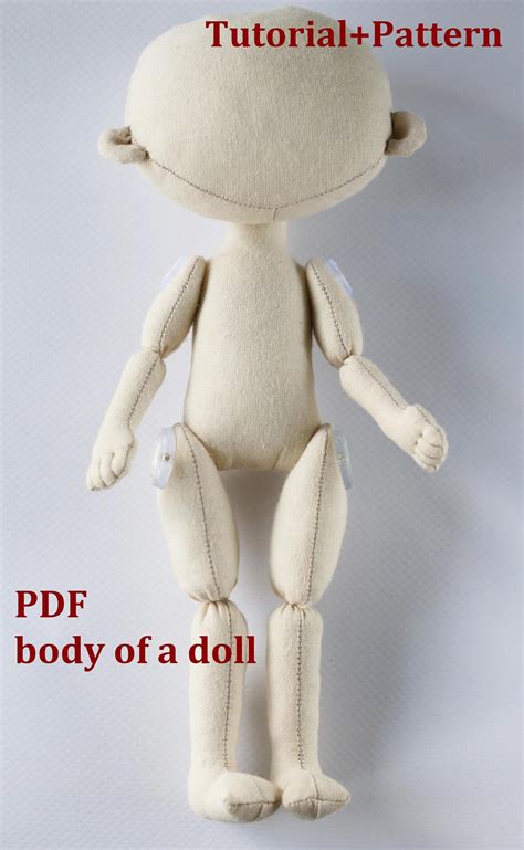 pdf-tutorial-doll-23cm-9-cloth-doll-pattern-sewing-pattern-rag-doll-pattern-soft-doll-pattern
