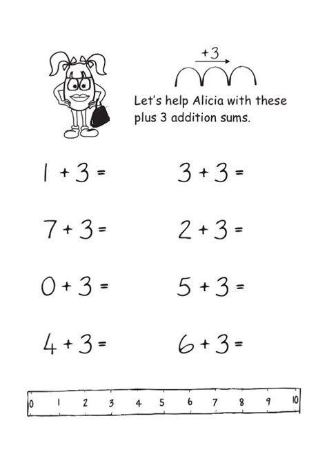 worksheets   year olds addition learning printable math
