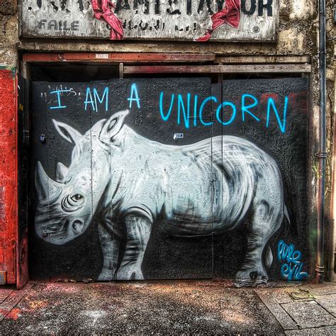 I Am A Unicorn Street Art Utopia