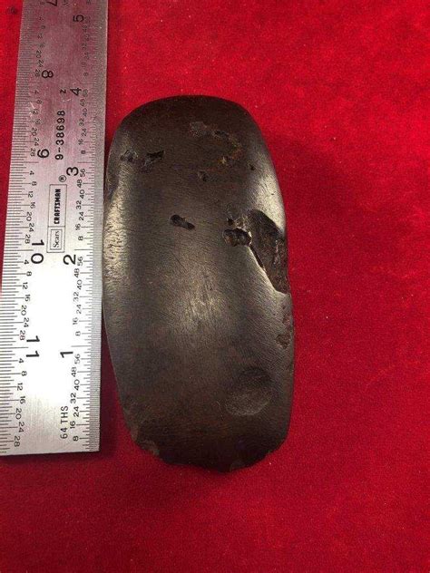 Hematite Celt Indian Artifact Arrowhead