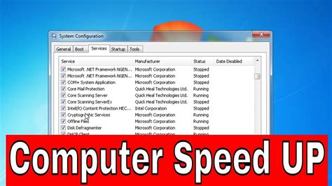 How To Speed Up Windows 7 Startup Youtube