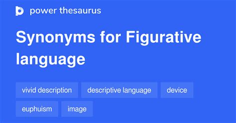 Figurative Language Synonyms 380 Words And Phrases For Figurative