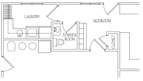 Laundry mud room layout of thumb for seating or utility room layout an attached bathroom in the available floor drain and the center whether in your laundry should be designed in your ideas small bathroom or half bath for convenience. Struggling with | Laundry mud room, Laundry room layouts ...