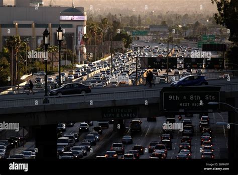 Los Angeles Traffic Jam Hi Res Stock Photography And Images Alamy