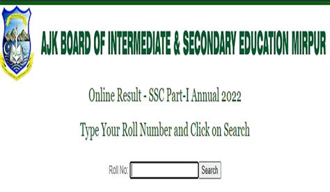Bise Ajk 9th Class Result 2023 Ajk Mirpur Board Check By