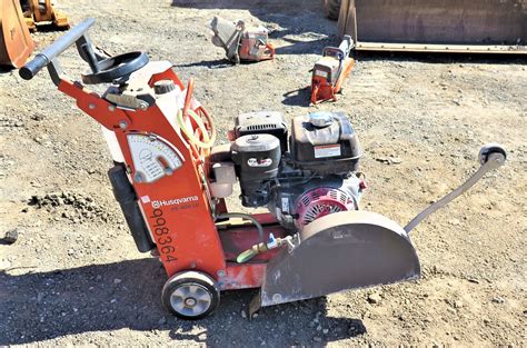 Husqvarna Fs400 20 Concrete Saw Starts And Runs See Video