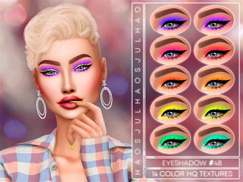 Julhaos Cosmetics Eyeshadow 48 Sims 4 Cc Custom Content Makeup