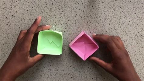 Origami Box Easy Youtube