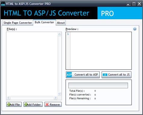bulk html  asp  javascript converter  ankan