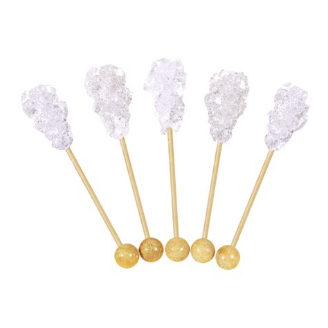 Mini Candy Sugar Sticks 12cm White Wollenhaupt Tee Gmbh