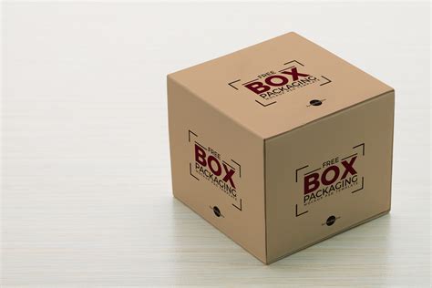Free Box Packaging Mockup Psd Template