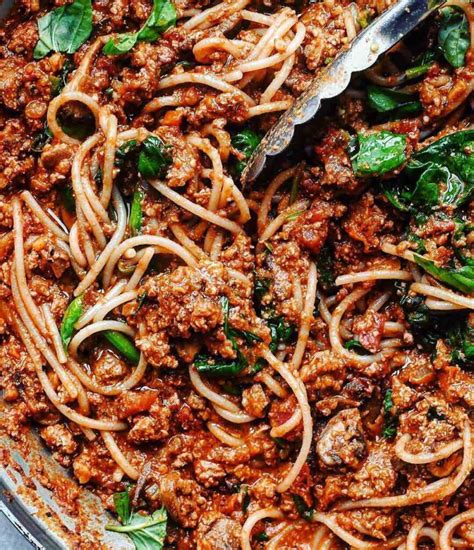 Spaghetti Bolognese With Walnut Tofu Meat Good Old Vegan