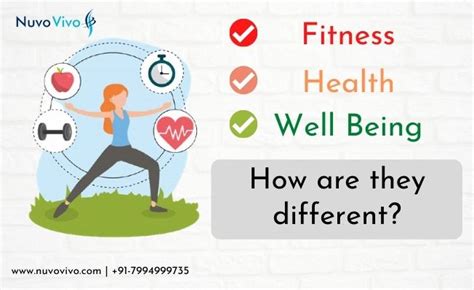 Fitness Health And Well Being How Are They Different Nuvovivo