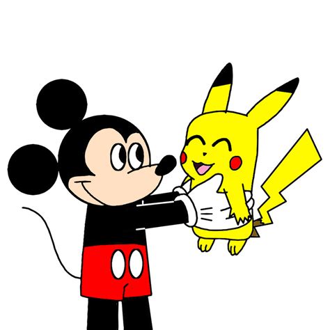 Mickey Gets A Pikachu By Ultra Shounen Kai Z On Deviantart