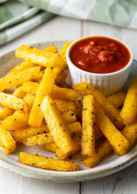 Crispy Polenta Fries Baked A Spicy Perspective