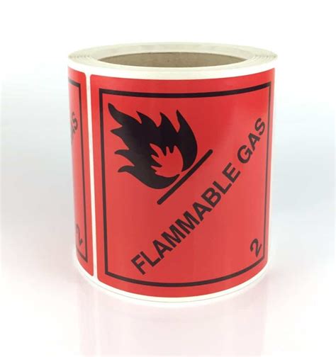 Flammable Gas Label Class 2 1 Label Buy At Stock Xpress
