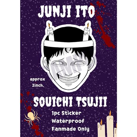 Souichi Tsujii Junji Ito Collection Anime Stickerfanmade Only