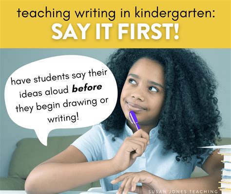 How To Teach Writing In Kindergarten Writing Strategies In K Susan