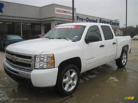 2010 Summit White Chevrolet Silverado 1500 Lt Crew Cab 4x4 47966105