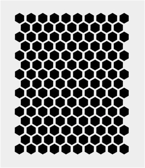12 Honeycomb Beehive Stencil Hexagon Pattern Shapes Etsy