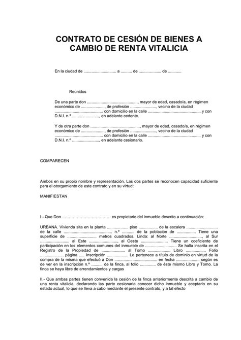 Formato De Contrato De Renta Contratos De Renta Para Imprimir Lifecoach