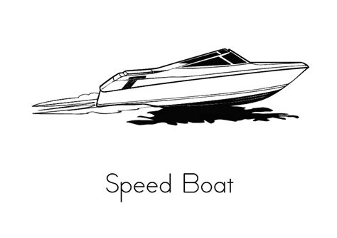 By best coloring pagesjuly 5th 2016. Speed Boat - Coloring Pages For Kids And For Adults ...