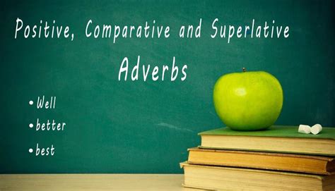 Print the l ist of comparative superlative and adjectives from a to z. Positive, Comparative and Superlative Adverbs - Learn ESL