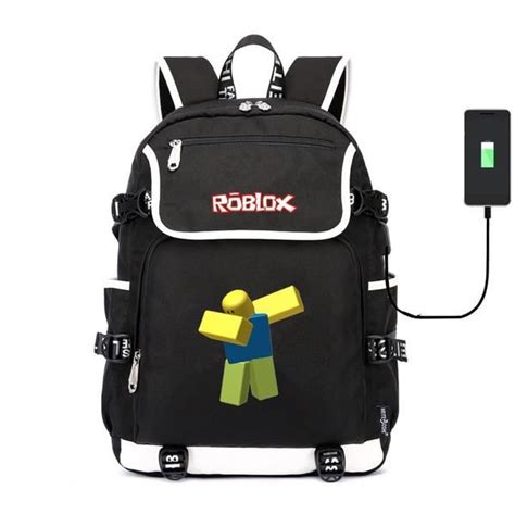 Roblox Dabbing Noob Canvas Usb Charging Backpack Backpacks Companion