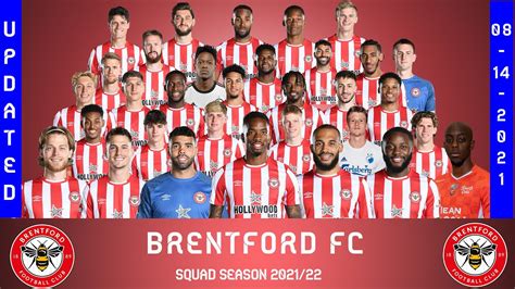 Brentford Fc Squad 202122 Updated Premier League Confirmed