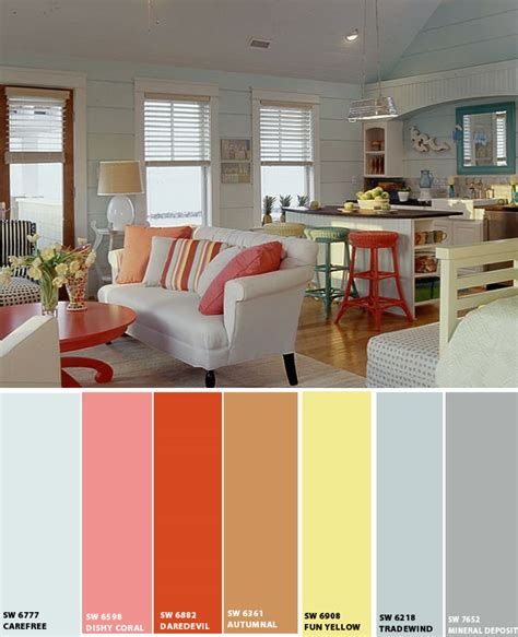 Beach House Color Schemes Interior Joy Studio Design