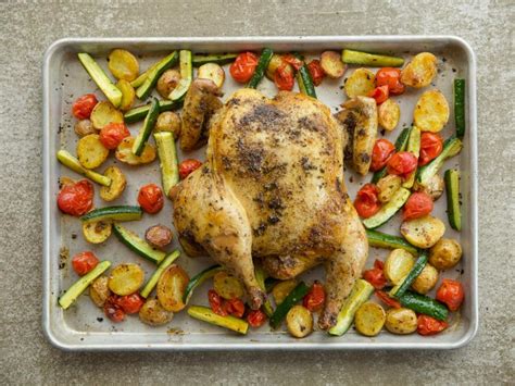 Want to get back to this. Spatchcock Chicken Sheet Pan Supper Recipe | Ree Drummond ...
