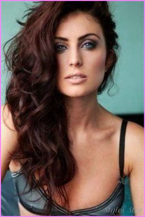 155 likes · 1 talking about this. Dark brownish red hair color - Star Styles | StylesStar.Com