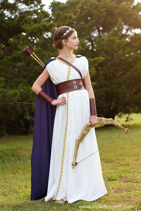 Diy Greek Goddess Costume Artemis Make It And Love It