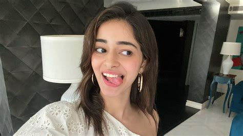 Ananya Panday Goes On A Selfie Spree At Home In A Summery White One