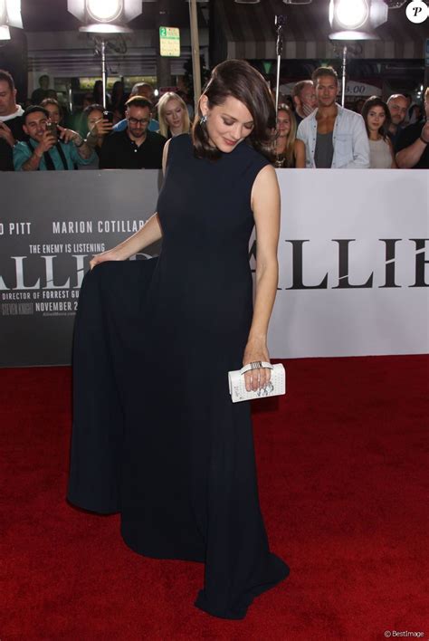 Her other notable films included. Marion Cotillard (enceinte) - Première du film Alliés au ...