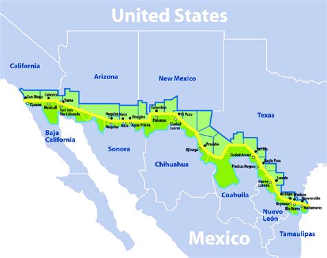 United States Mexico Border