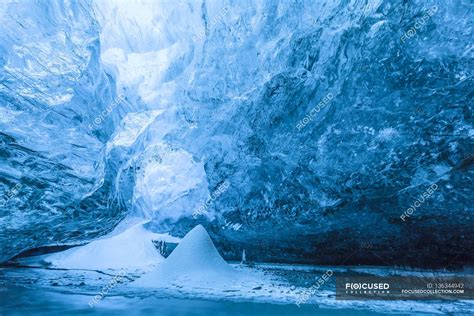 Iceland Vatnajokull Ice Cave — Europa Europe Stock Photo 136344942