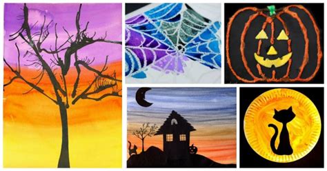 Choose from a ghost, pumpkin, frankenstein, vampire, witch, monster, candy corn, zombie or bat! Best Halloween Art Projects for Kids | Rhythms of Play