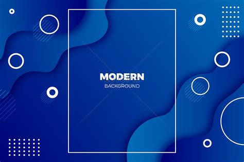Modern Blue Geometric Gradient Banner Background Download Free Banner
