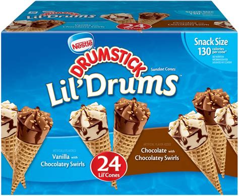Nestlé Drumstick Vanillachocolate Lil Drums Frozen Dairy Dessert
