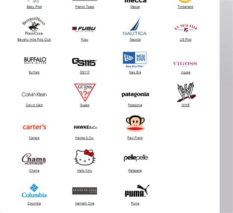 40 Sample Clothing Brand Names PNG Sample Shop Design