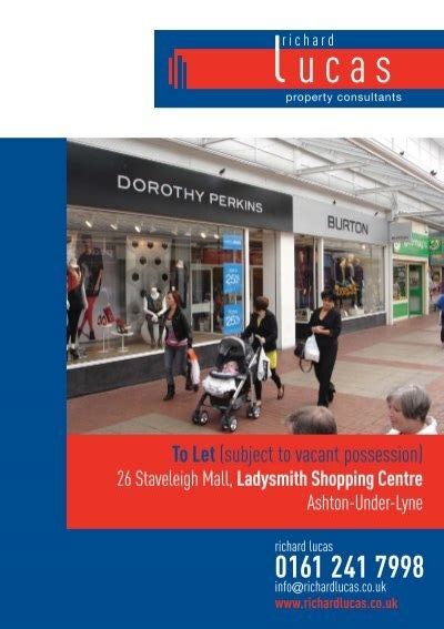 26 Staveleigh Mall Ladysmith Shopping Centre Ashton Under Lyne