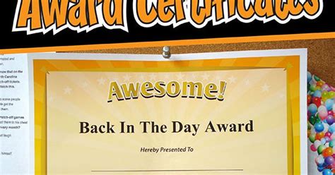 Funny Award Certificates Pta Pinterest Certificate Employee