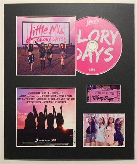 Little Mix Glory Days Album Display With Authentic Cd Etsy Uk